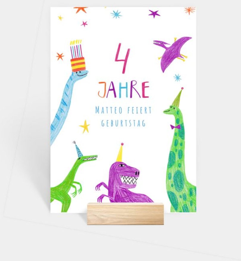 Gruppentischkarte Kindergeburtstag Gruppentischkarte