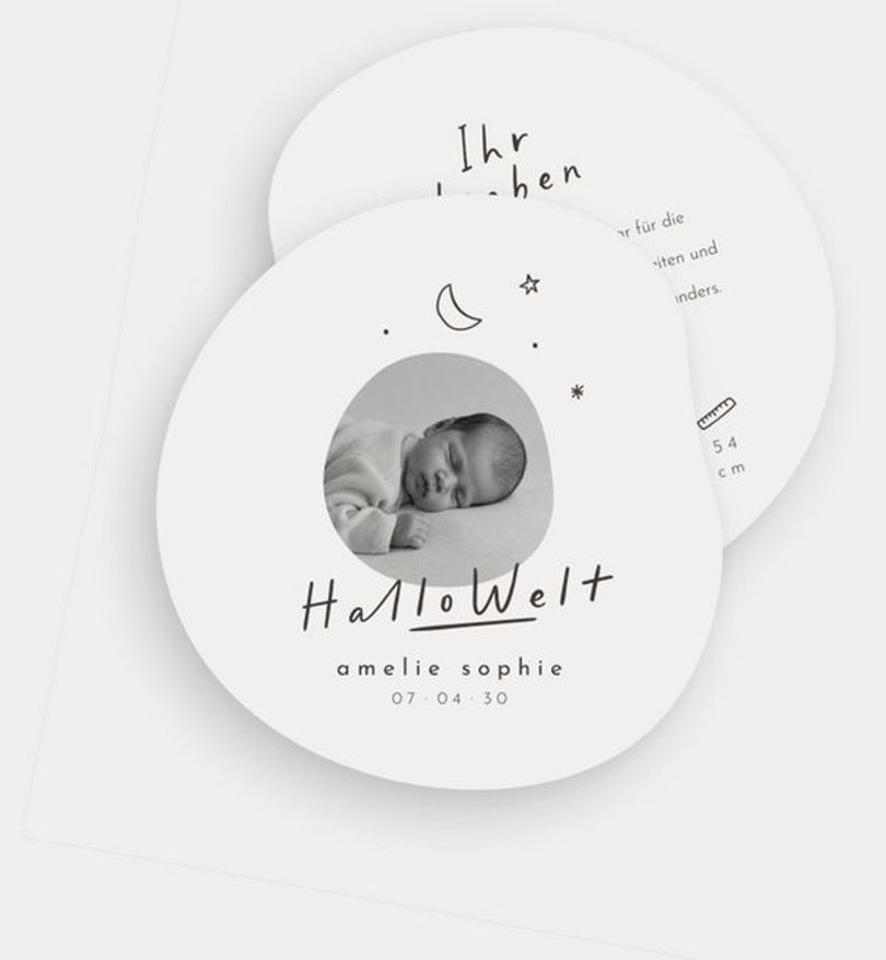 Geburtsanzeige Geburt Moments of Love