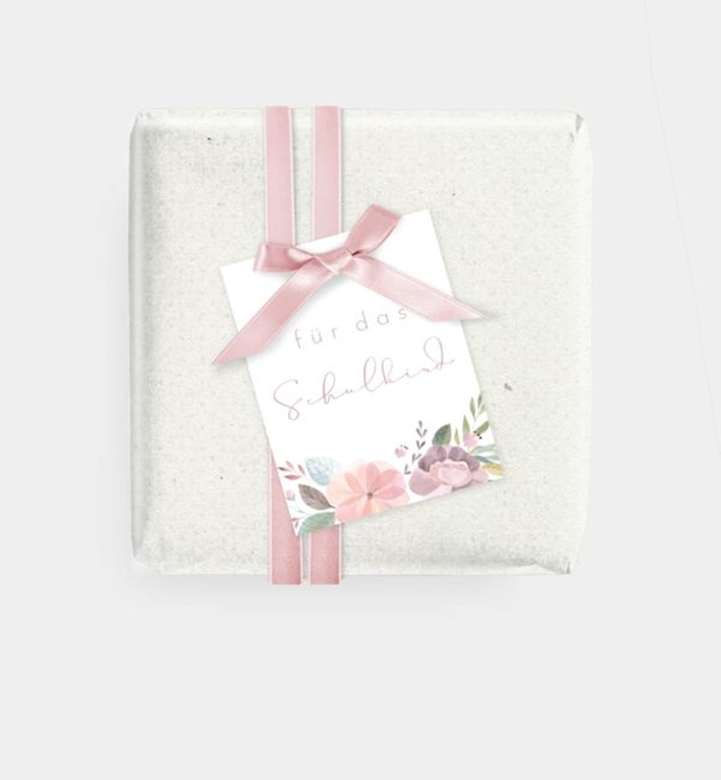 Geschenkanhänger einschulung/geschenkanhaenger/occasion Einhorn