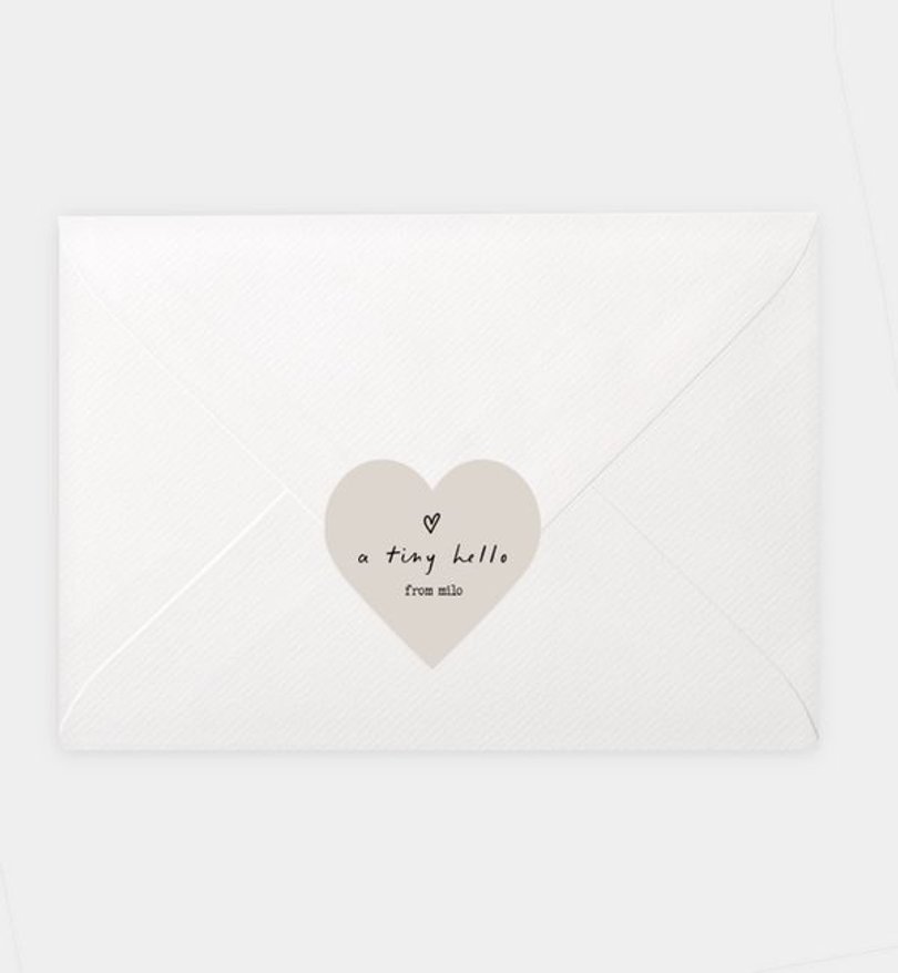 Siegelsticker Geburt all we need