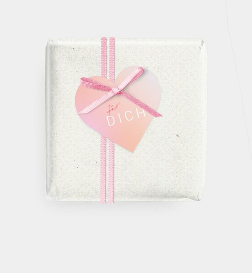 Geschenkanhänger Hochzeit Dip Dye