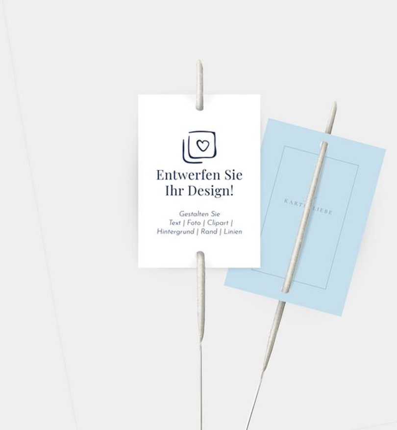 Wunderkerzenetikett Geburtstag Blanko Design