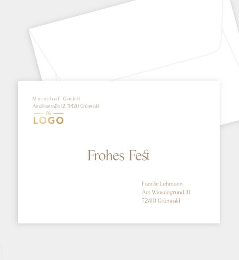 Briefumschlag Weihnachten Stern · Papercut