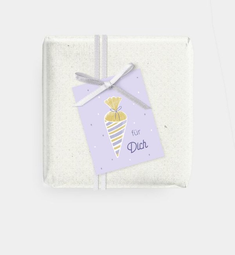 Geschenkanhänger Einschulung Schultüte