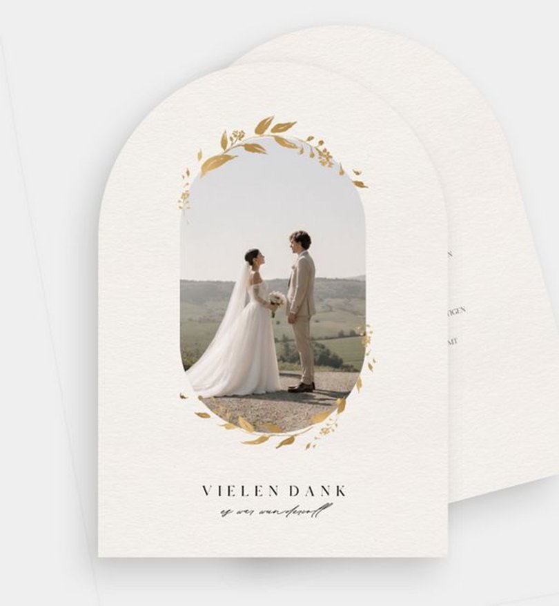 Dankeskarte Hochzeit Origin of Love