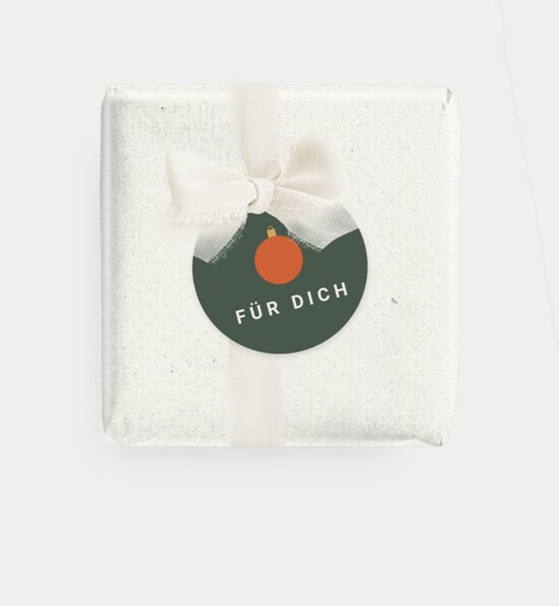 Geschenkanhänger Geschäftlich Festive Forms