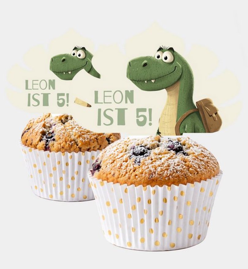 Muffintopper Kindergeburtstag Schuldino
