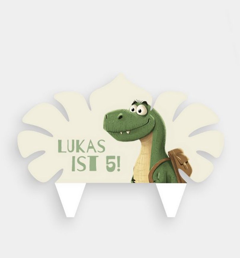 Caketopper Kindergeburtstag Schuldino
