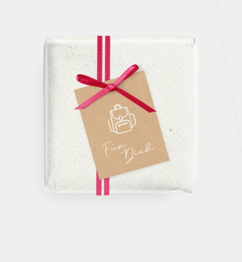 Geschenkanhänger Einschulung Schulabenteuer