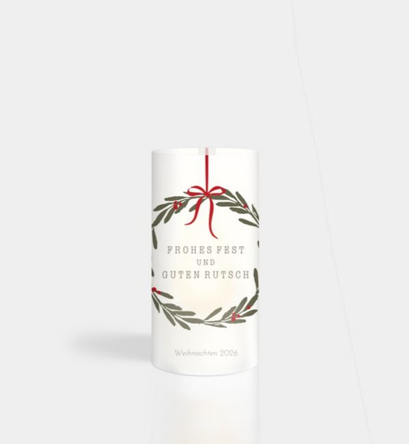 Windlichtkarte Weihnachten Hygge House