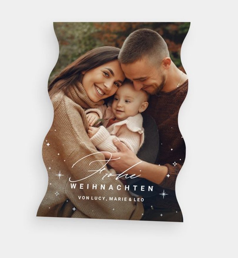 Fotoaufsteller Weihnachten Funkelnder Wunsch