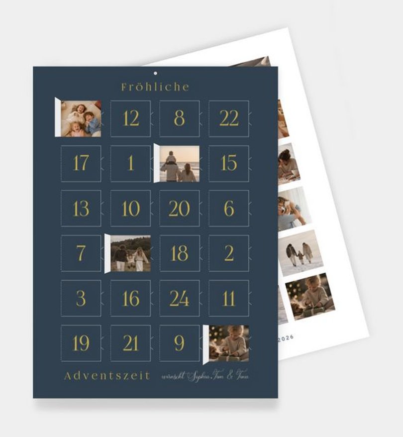 Foto-Adventskalender Weihnachten Pure Christmas