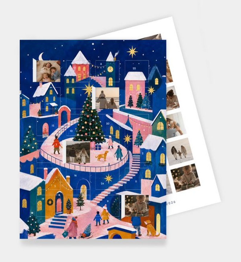 Foto-Adventskalender Weihnachten Weihnachtsstadt
