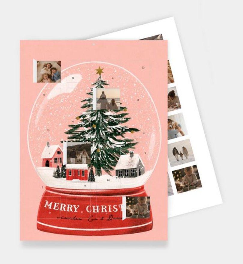 Foto-Adventskalender Weihnachten My Snow Globe