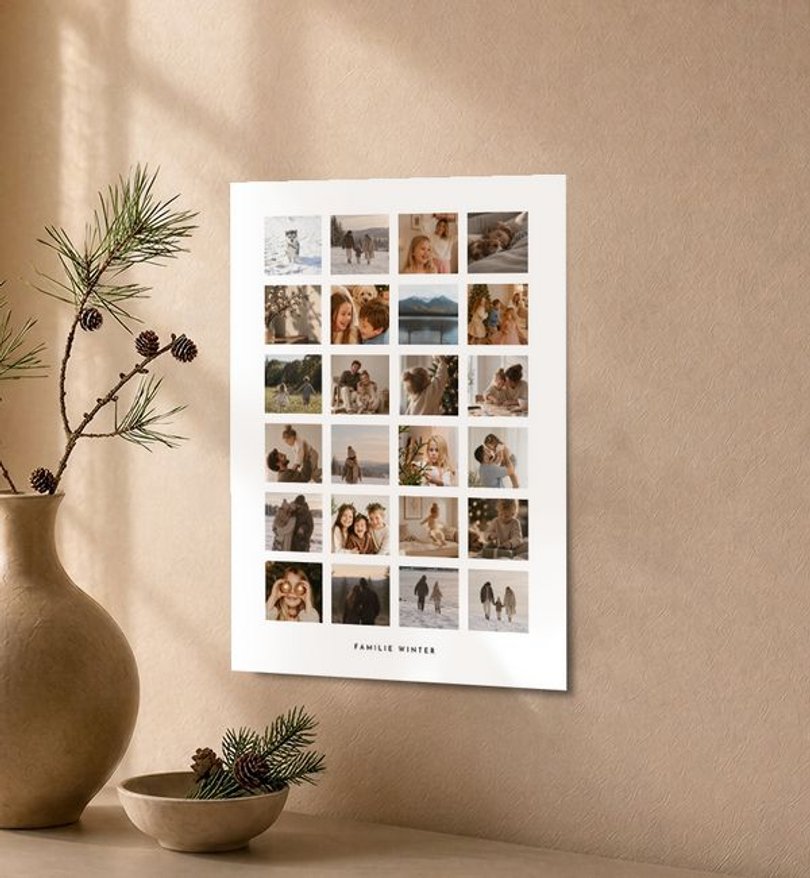Foto-Adventskalender Weihnachten Kleiner Baum