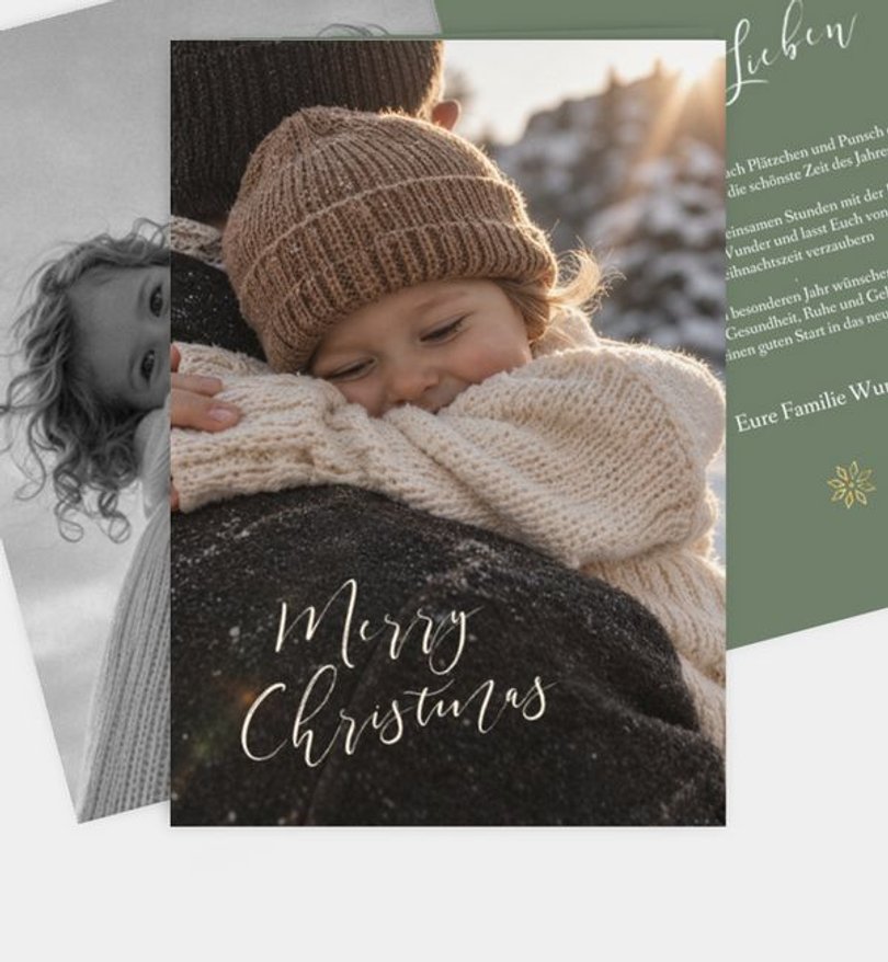 Weihnachtskarte Weihnachten/Privat Fotokarte · UNICEF