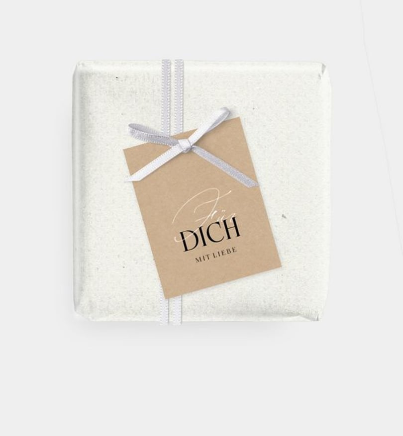 Geschenkanhänger Taufe Dynamic elegance
