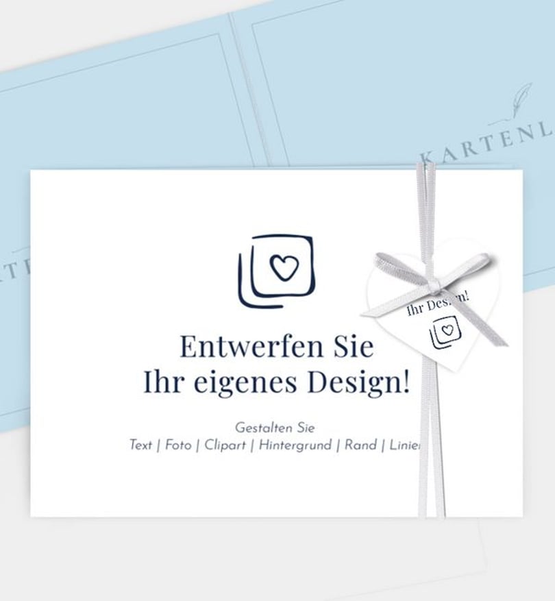 Dankeskarte Einschulung Blanko Design