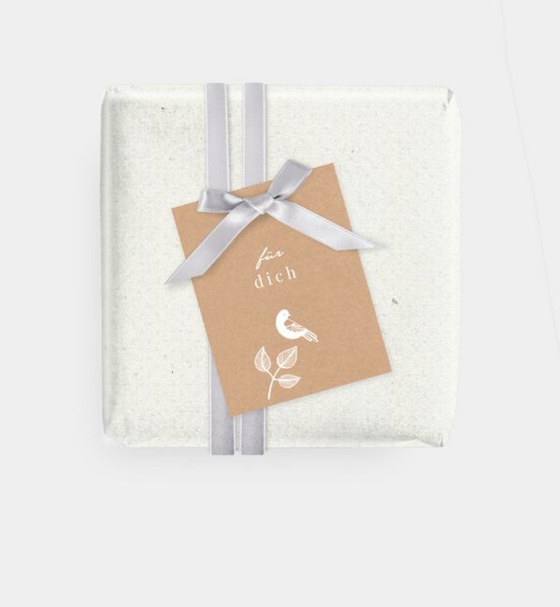 Geschenkanhänger Taufe Nature Blessing · Vintage
