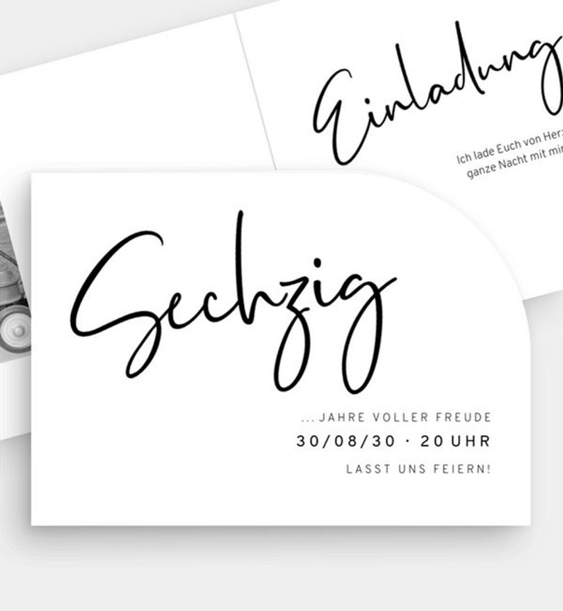 Einladungskarte Geburtstag Voller Freude