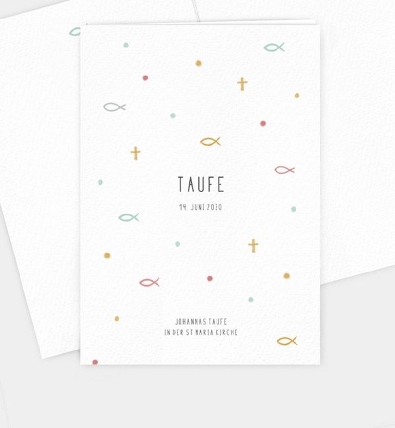 Kirchenheft Taufe Holy Elements