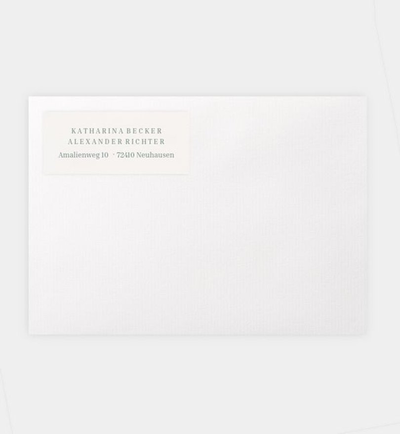 Absenderaufkleber Hochzeit Oh Deer