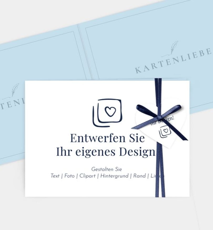 Einladungskarte Jugendweihe Blanko Design