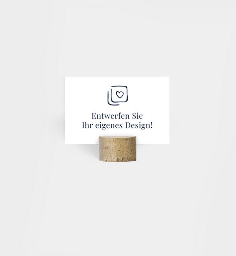 Tischkarte Kommunion Blanko Design