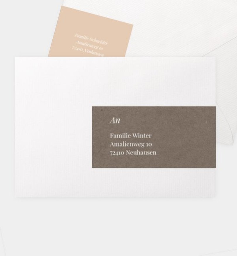 Adressaufkleber Weihnachten Harmony · Crafty