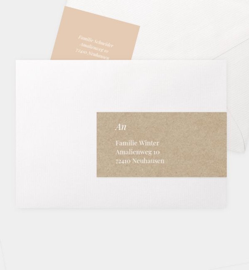 Adressaufkleber Weihnachten Harmony · Crafty