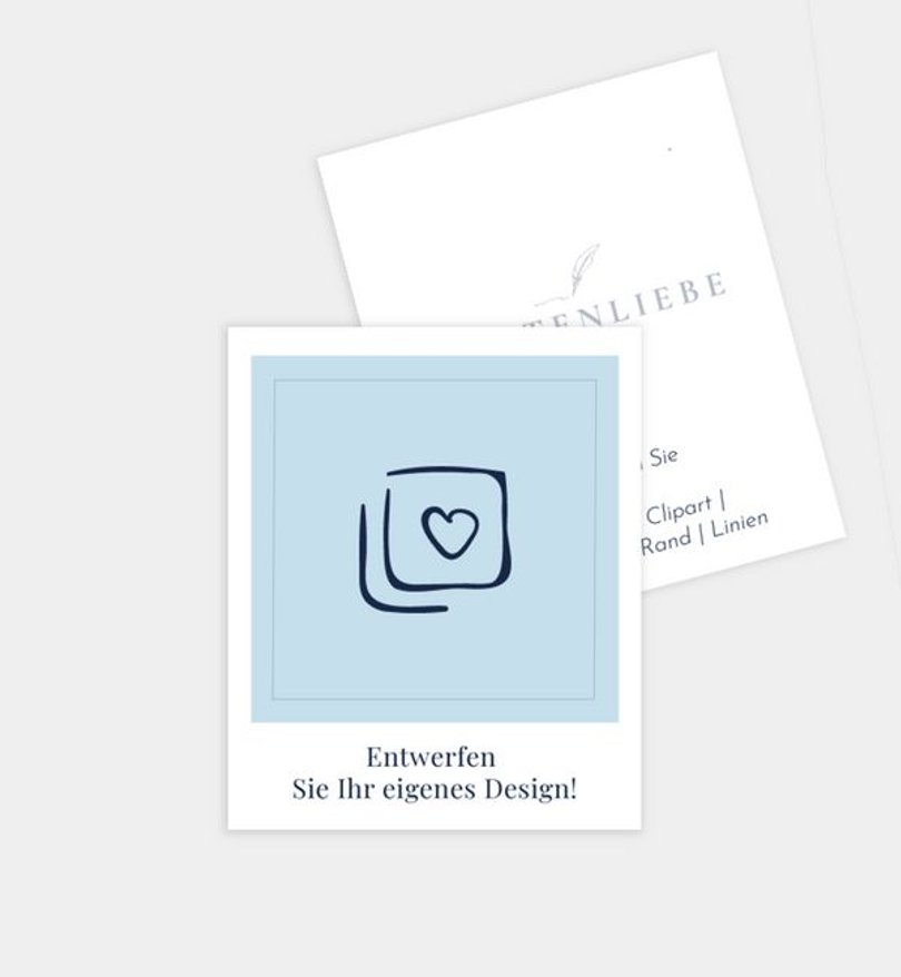 Save-The-Date Karte kommunion/save-the-date-karte/occasion Blanko Design