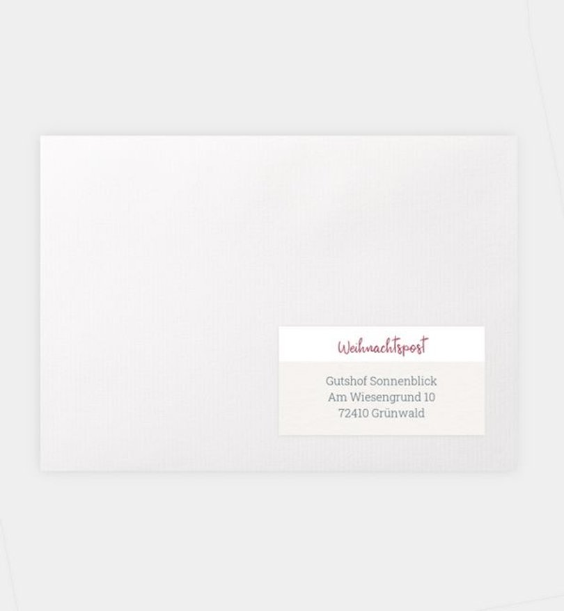 Empfängeraufkleber Geschäftlich On The Road