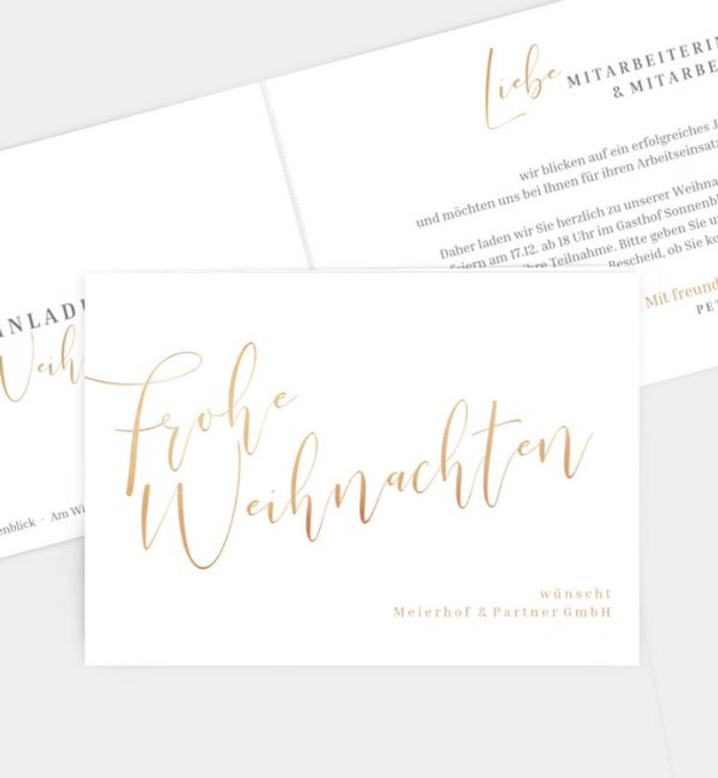 Weihnachtsfeier Weihnachtsfeier Feine Worte