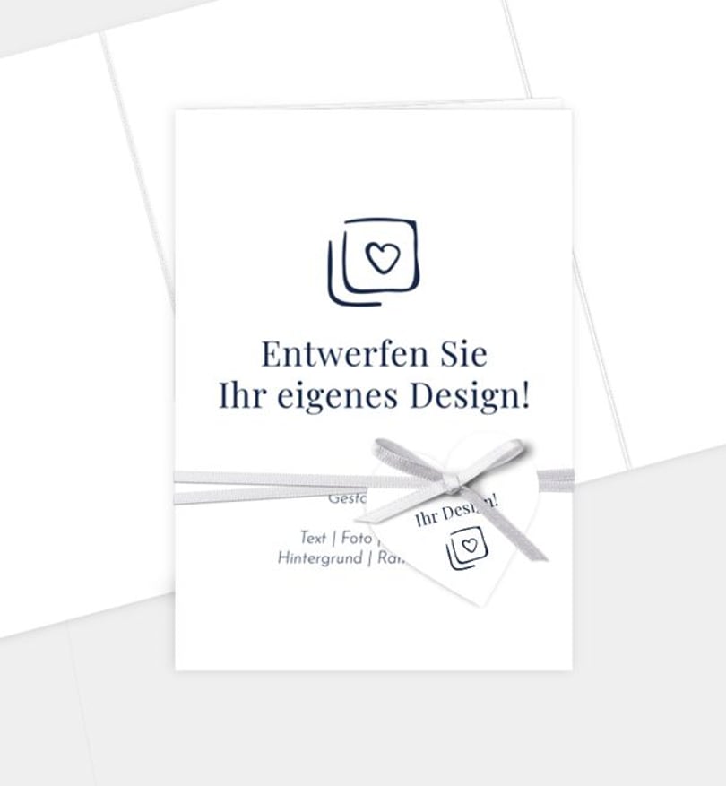 Neujahrskarte Weihnachten Blanko Design