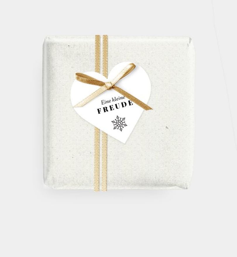 Geschenkanhänger Weihnachten Schneegestöber