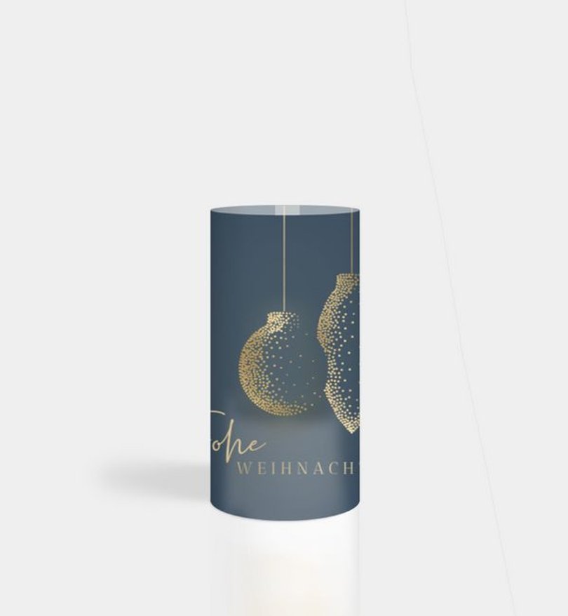 Windlichtkarte Geschäftlich Glänzender Schmuck