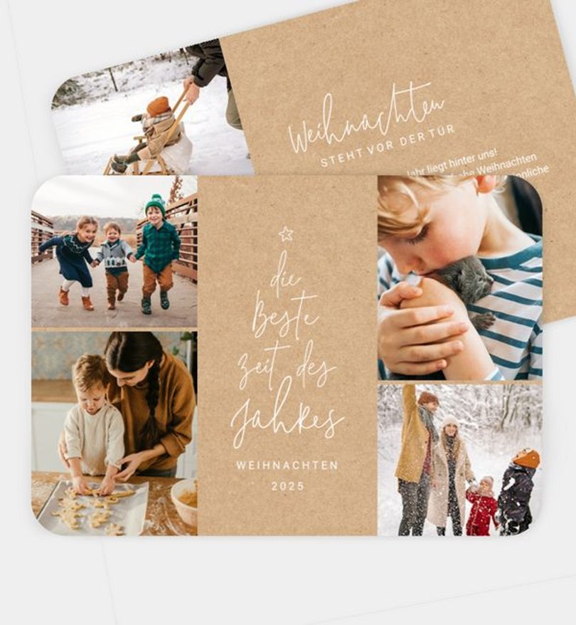 Weihnachtskarte Weihnachten/Privat Lovely Lettering