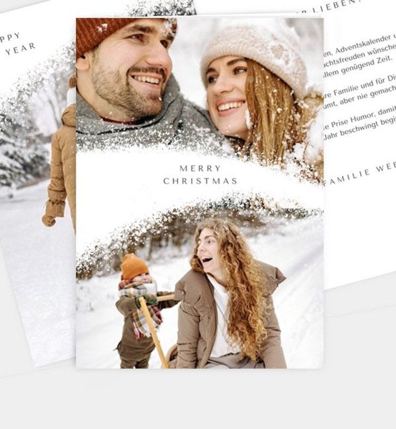 Weihnachtskarte Weihnachten/Privat Weihnachtswolke