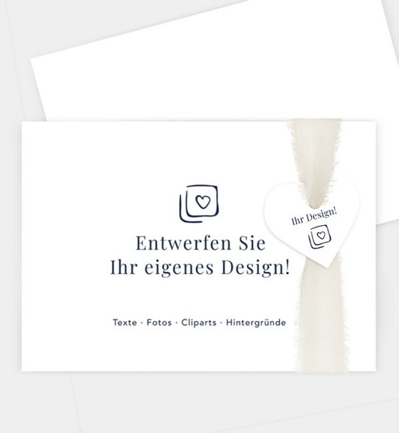 Dankeskarte Party Blanko Design