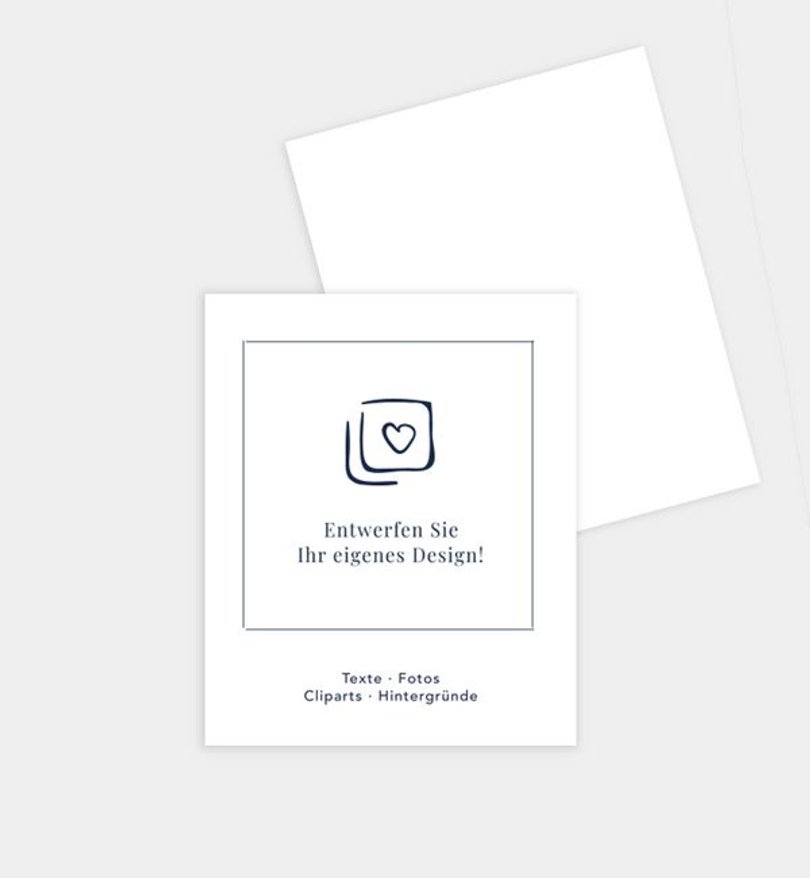 Save-The-Date Karte Party Blanko Design