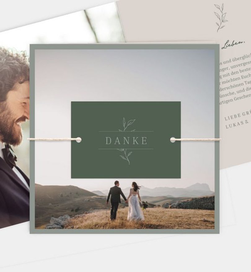 Dankeskarte Hochzeit Perfect Day