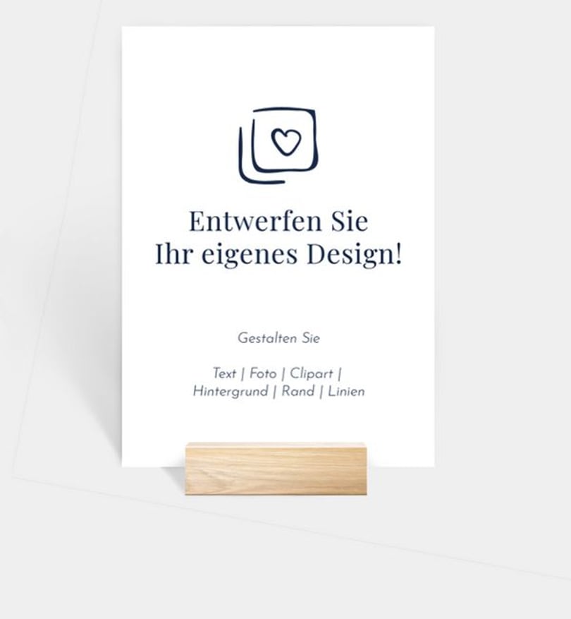 Gruppentischkarte Hochzeit Blanko Design