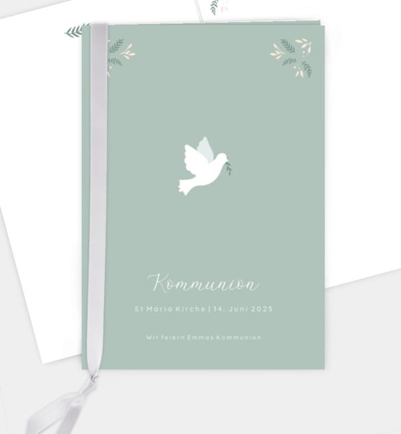 Kirchenheft kommunion/kirchenheft/occasion Flying Bird