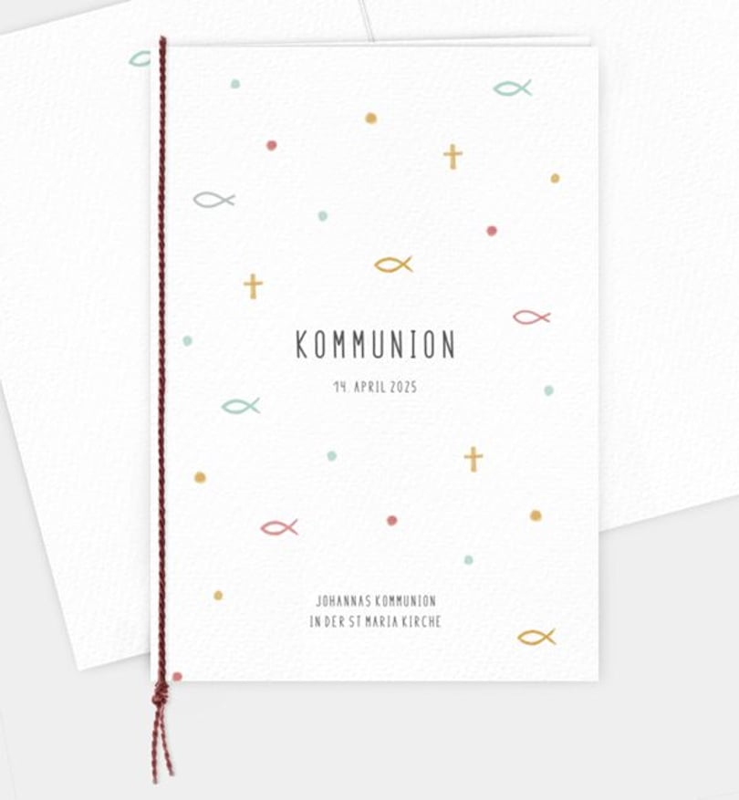 Kirchenheft kommunion/kirchenheft/occasion Holy Elements