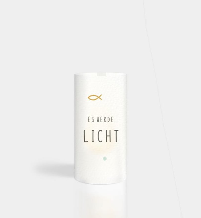 Windlichtkarte kommunion/windlichtkarte/occasion Holy Elements