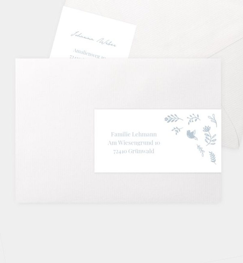 Adressaufkleber Firmung Nature Blessing