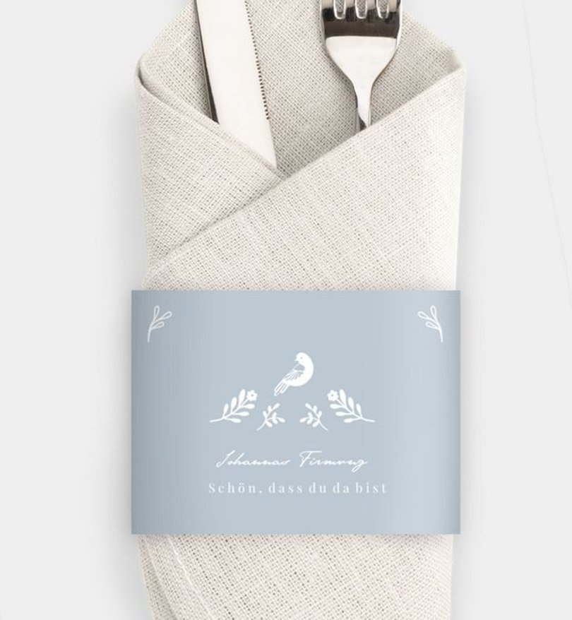 Besteck Servietten-Zubehör Firmung Nature Blessing