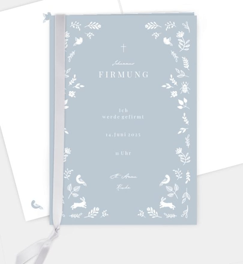 Kirchenheft Firmung Nature Blessing