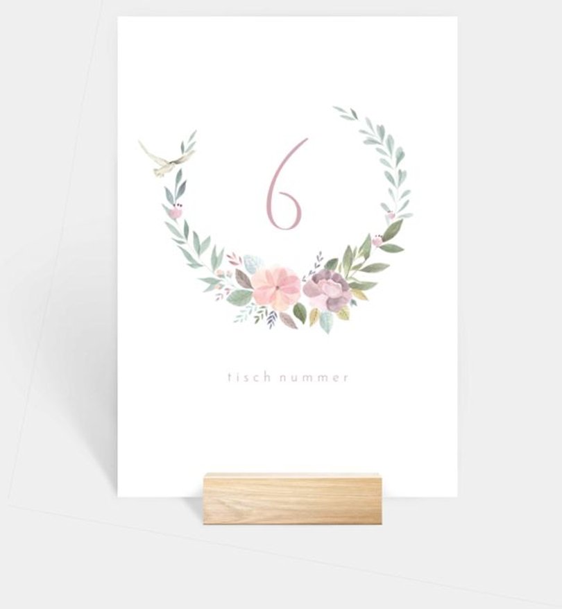 Tischnummer Konfirmation Im Garten Gottes