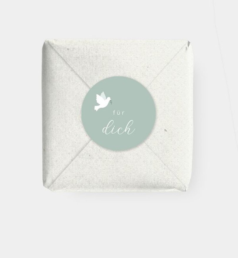 Geschenkaufkleber Firmung Flying Bird